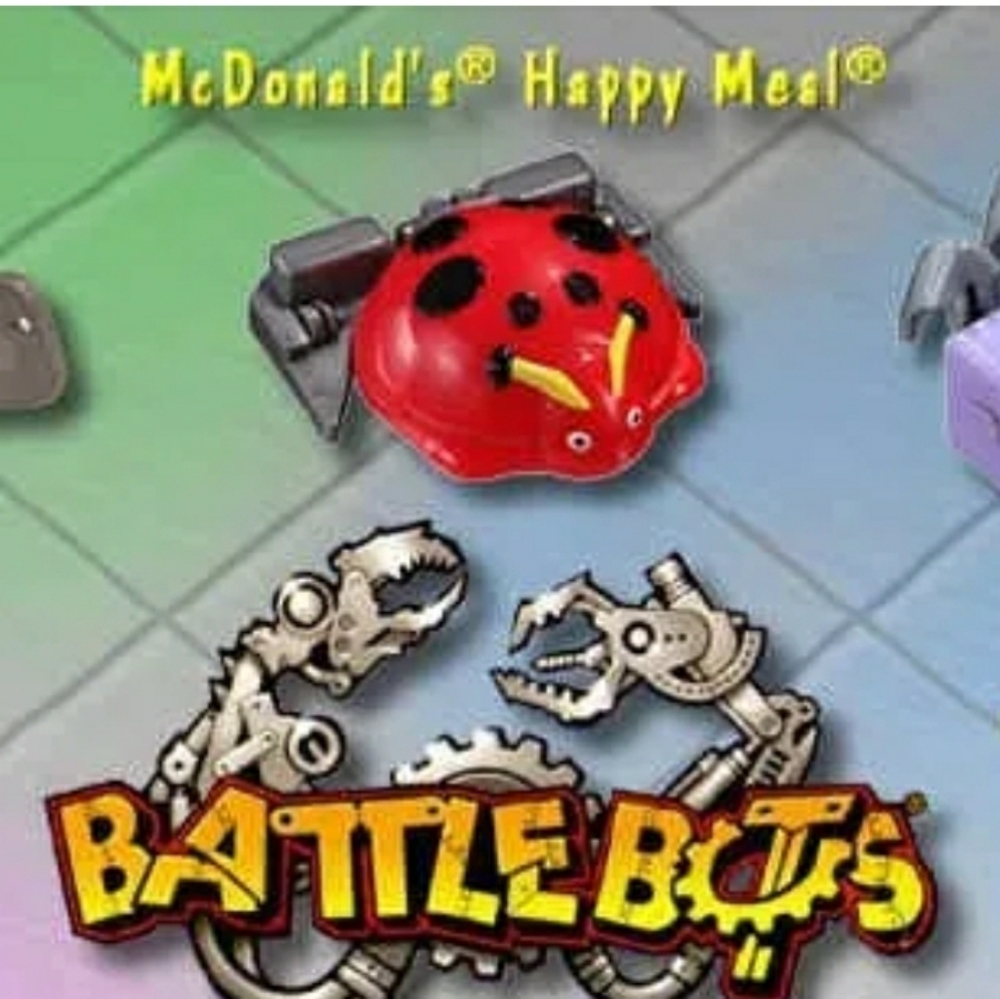2/$20 BattleBots Pullback Action Toy McDonald's Toy #2. 2002
